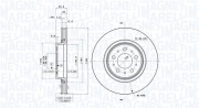 360406009601 Brzdový kotouč MAGNETI MARELLI