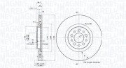 360406011501 Brzdový kotouč MAGNETI MARELLI