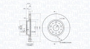 360406029101 Brzdový kotouč MAGNETI MARELLI