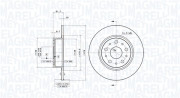 360406029301 Brzdový kotouč MAGNETI MARELLI