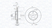 360406036801 Brzdový kotouč MAGNETI MARELLI