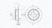 360406041001 Brzdový kotouč MAGNETI MARELLI