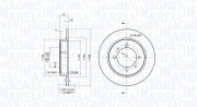 360406051701 Brzdový kotouč MAGNETI MARELLI