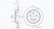 360406054801 Brzdový kotouč MAGNETI MARELLI