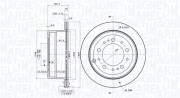 360406055401 Brzdový kotouč MAGNETI MARELLI