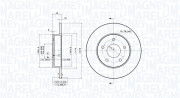 360406056101 Brzdový kotouč MAGNETI MARELLI