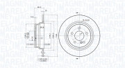 360406057301 Brzdový kotouč MAGNETI MARELLI