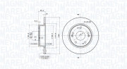 360406061801 Brzdový kotouč MAGNETI MARELLI