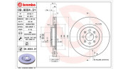 360406064500 Brzdový kotouč MAGNETI MARELLI