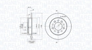 360406078501 Brzdový kotouč MAGNETI MARELLI