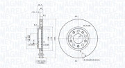 360406081301 Brzdový kotouč MAGNETI MARELLI