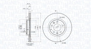 360406081801 Brzdový kotouč MAGNETI MARELLI