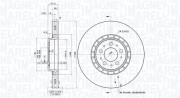 360406085801 Brzdový kotouč MAGNETI MARELLI