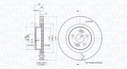 360406088001 Brzdový kotouč MAGNETI MARELLI