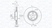 360406088901 Brzdový kotouč MAGNETI MARELLI