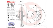 360406100301 Brzdový kotouč MAGNETI MARELLI