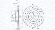 360406112701 Brzdový kotouč MAGNETI MARELLI