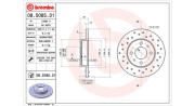 360406126801 Brzdový kotouč MAGNETI MARELLI