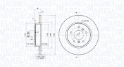 360406139601 Brzdový kotouč MAGNETI MARELLI