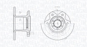 361302040219 Brzdový kotouč MAGNETI MARELLI