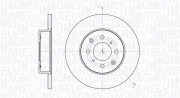 361302040243 Brzdový kotouč MAGNETI MARELLI