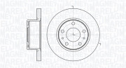 361302040251 Brzdový kotouč MAGNETI MARELLI