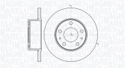 361302040253 Brzdový kotouč MAGNETI MARELLI