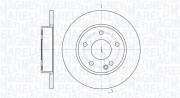 361302040257 Brzdový kotouč MAGNETI MARELLI