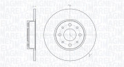 361302040357 Brzdový kotouč MAGNETI MARELLI