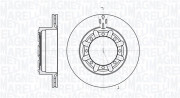 361302040382 Brzdový kotouč MAGNETI MARELLI