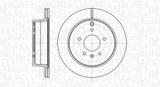 361302040750 Brzdový kotouč MAGNETI MARELLI