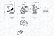 064043803010 Motor stěračů MAGNETI MARELLI