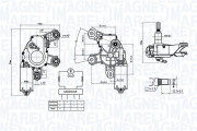 064072300010 Motor stěračů MAGNETI MARELLI