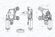 064072600010 Motor stěračů MAGNETI MARELLI