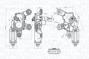 064075300010 Motor stěračů MAGNETI MARELLI