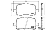 363700410015 Sada brzdových destiček, kotoučová brzda MAGNETI MARELLI