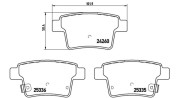 363700466002 Sada brzdových destiček, kotoučová brzda MAGNETI MARELLI