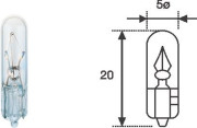 003721100000 MAGNETI MARELLI žárovka W1,2W (řada STANDARD) | 12V 1,2W | 003721100000 MAGNETI MARELLI