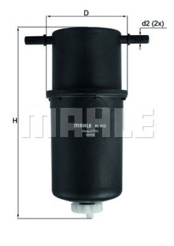 154072383457 Palivový filtr MAGNETI MARELLI