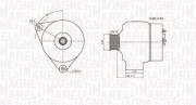 063731301010 generátor MAGNETI MARELLI