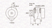 063731643010 generátor MAGNETI MARELLI