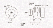 063731964010 generátor MAGNETI MARELLI