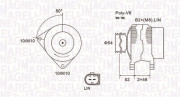 063731970010 generátor MAGNETI MARELLI