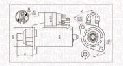 063721323010 Startér MAGNETI MARELLI