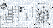 063721345010 Startér MAGNETI MARELLI