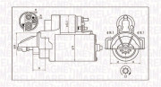 063721421010 Startér MAGNETI MARELLI