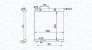 350213153700 Chladič, chlazení motoru MAGNETI MARELLI