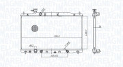 350213179900 Chladič, chlazení motoru MAGNETI MARELLI