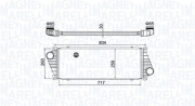 351319205020 Chladič turba MAGNETI MARELLI