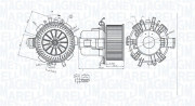 069412315010 vnitřní ventilátor MAGNETI MARELLI